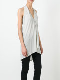 draped halter top