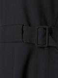 sleeveless belted dress