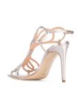 metallic sandals