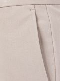 slit pocket slim-fit trousers