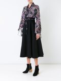 佩斯理印花和服式连衣裙