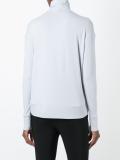 round hem turtleneck sweatshirt