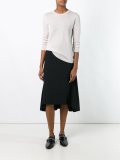 round neck fine knit jumper