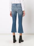 cropped flared jeans