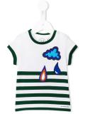 weather appliqué T-shirt