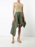 pointy asymmetric skirt