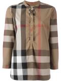 house check print shirt