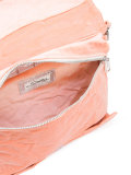 distressed shoulder bag