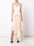 handkerchief hem slip dress