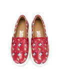 dog print slip-on sneakers 