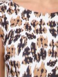 open back printed bodysuit