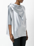 draped blouse