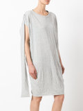 slit arms jersey dress