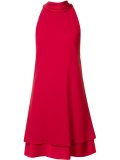 layered roll neck shift dress