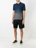 gradient effect polo shirt