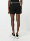 logo embroidered track shorts