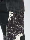 pinstripe cropped trousers