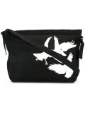 bird print shoulder bag