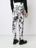 printed cropped trousers 