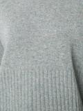 turtleneck ribbed jumper