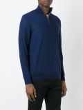 'The Regent' half-zip sweater