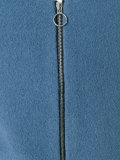 Zipped v领开衫
