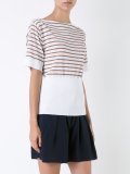 striped boat neck sweater