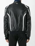 banded collar zipped jacket