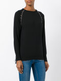 studded trim sweatshirt 