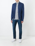 bomber style zipped cardigan