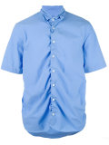 ruched short sleeve shirt