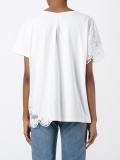 lace inserts T-shirt 