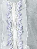 ruffled detail T-shirt