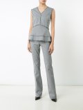 raw edge frill top