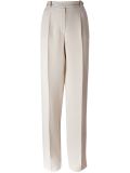 high-waisted trousers