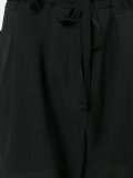 paper bag wide leg trousers