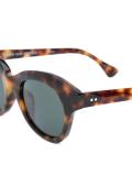 blurred leopard print sunglasses 