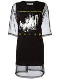 mesh T-shirt dress