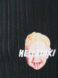 'Hellsinki' ribbed knitted top