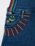 rainbow embroidered sunflower dress