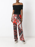 paisley patterned trousers