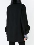 fur collar and cuffs coat 
