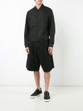 drawstring track shorts