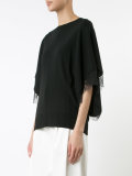 lace trim jumper 