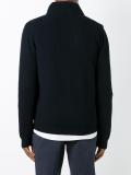 zipped cardigan