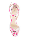 floral print sandals 