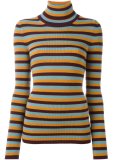 striped turtleneck jumper