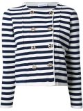 striped fitted jacket