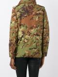 camouflage padded military jacket