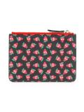 strawberry skull print wallet